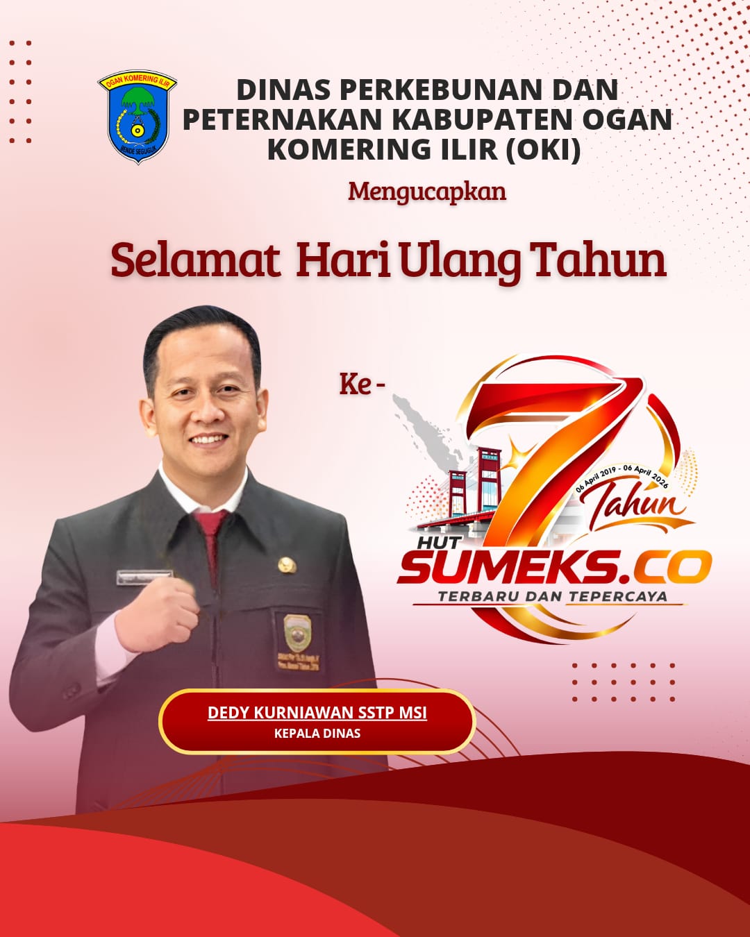 hut sumeksco2026 dinas perkebunan oki