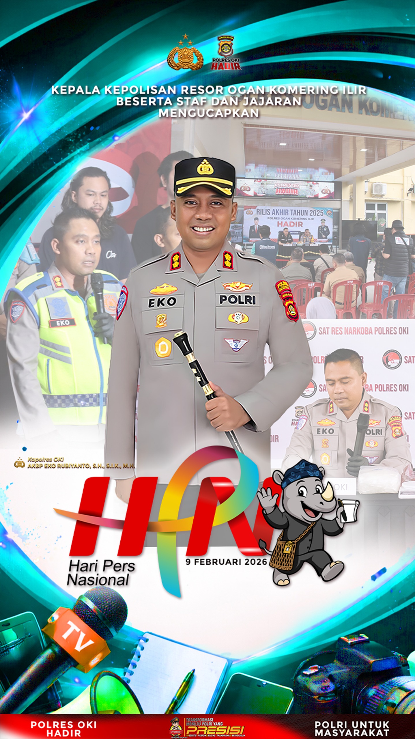 Ucapan HPN  POLRES OKI