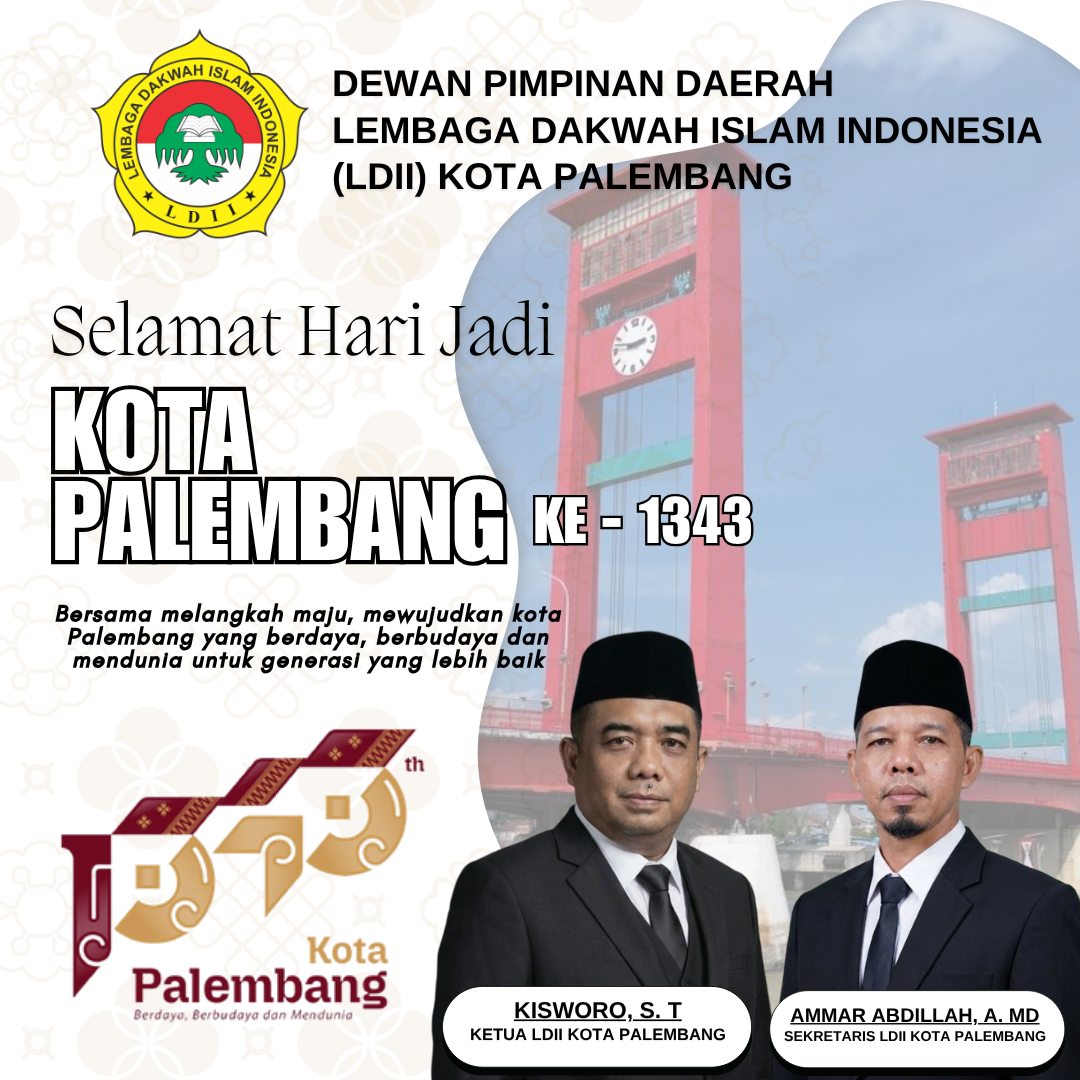 ucapan hut kota Palembang LDII Kota