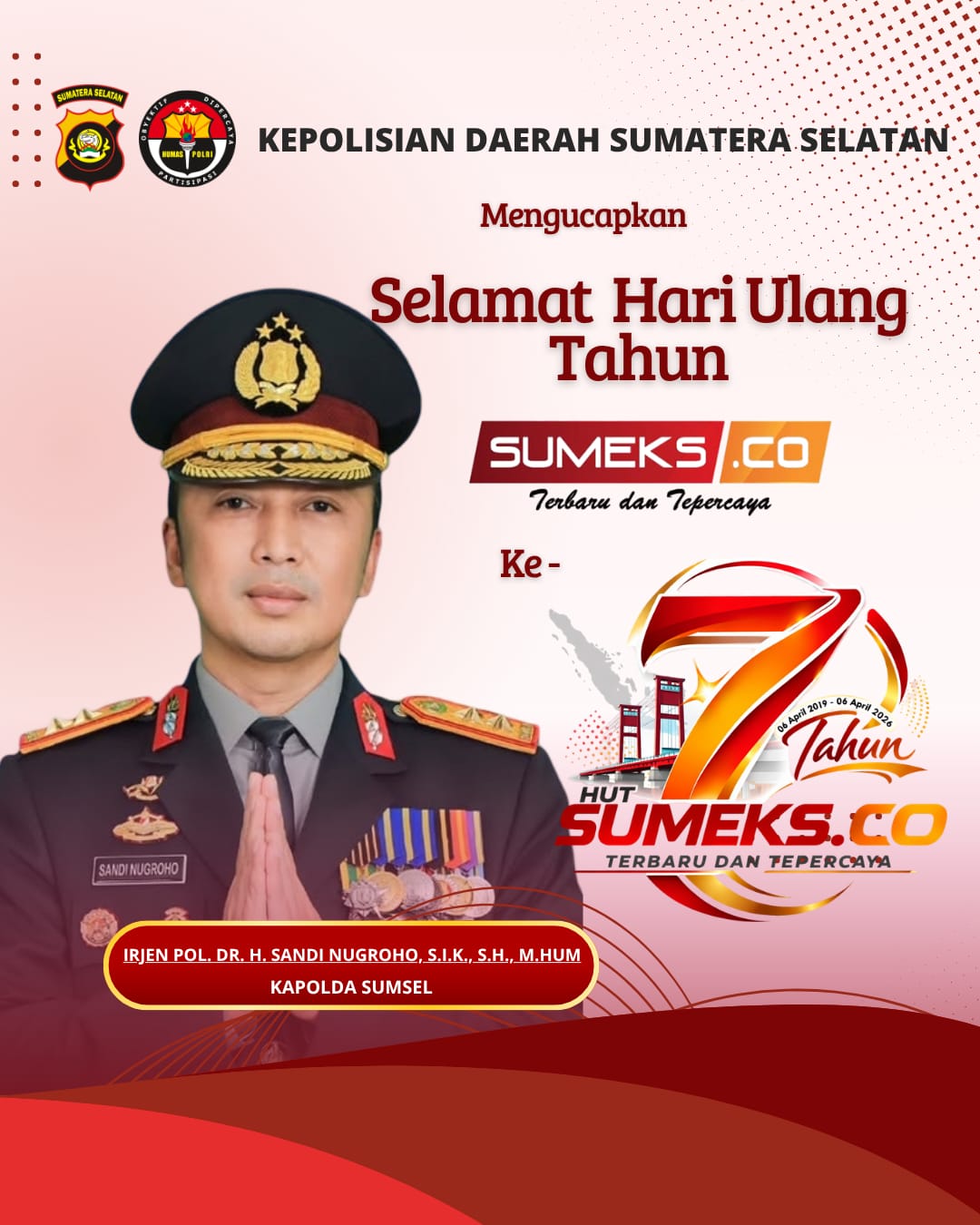 hut sumeksco2026 polda sumsel