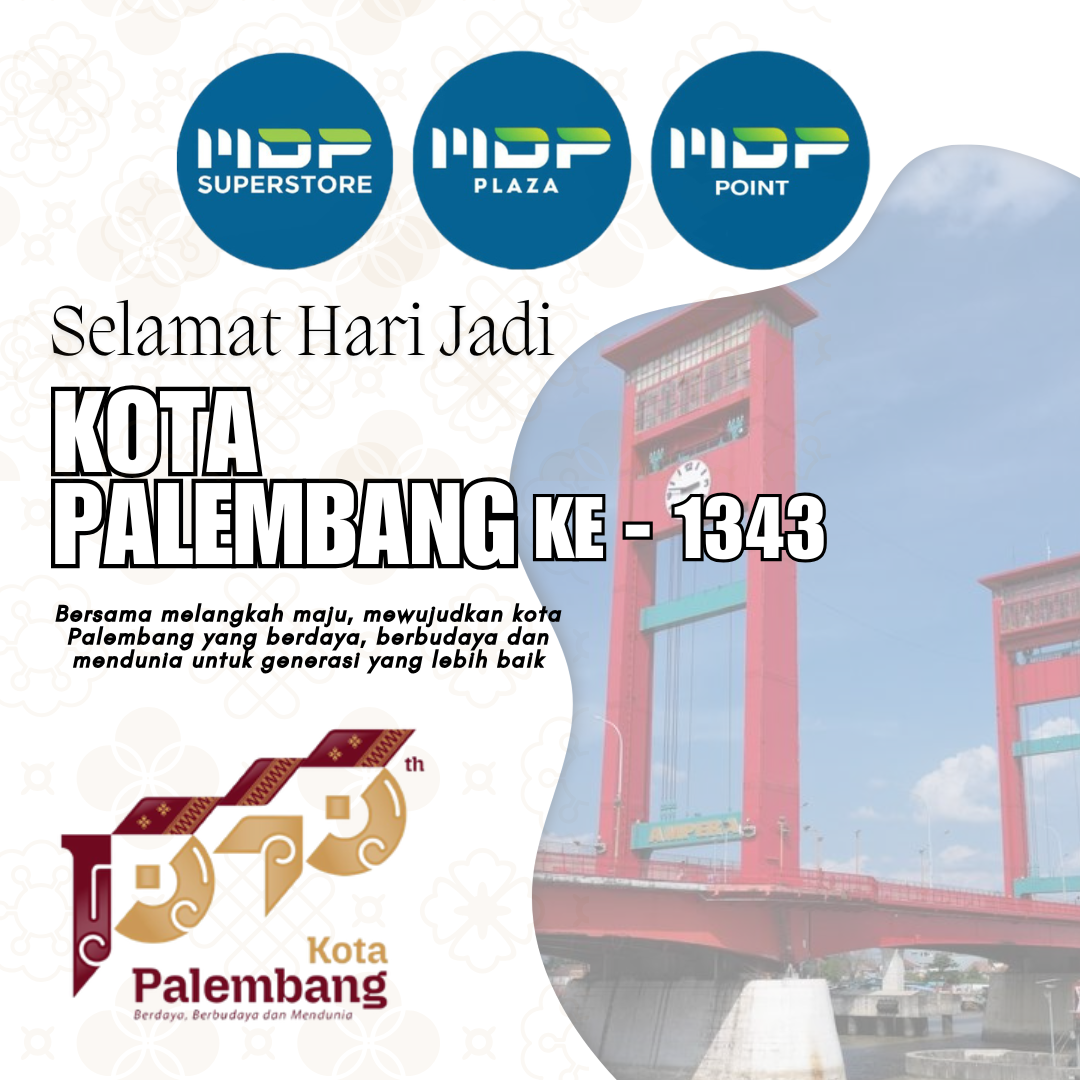 ucapan hut kota Palembang MDP