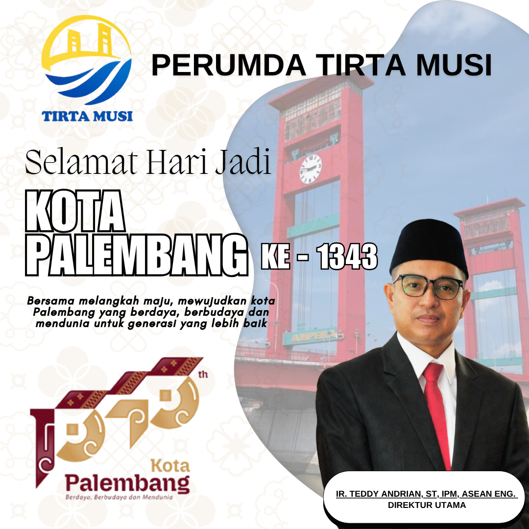 ucapan hut kota Palembang PDAM ucapan hut kota Palembang PDAM