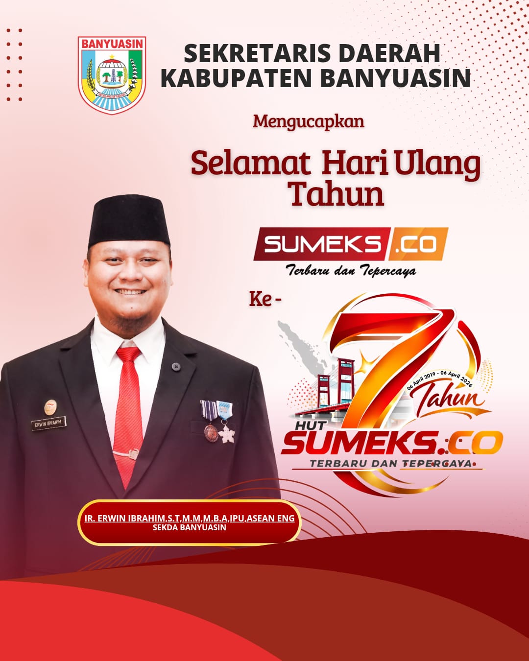 hut sumeksco2026 sekda banyuasin
