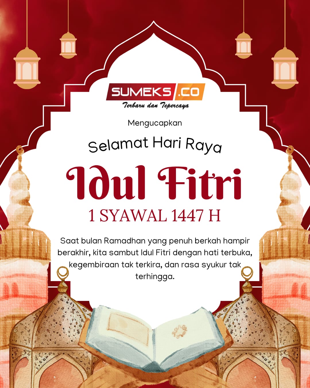 Ucapan Idul Fitri Sumsekco