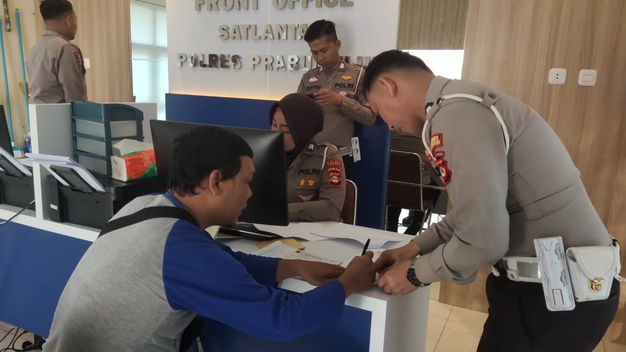Pelanggar Lalin di Prabumulih yang Terima 'Surat Cinta' Mulai Konfirmasi ke Front Office ETLE Satlantas