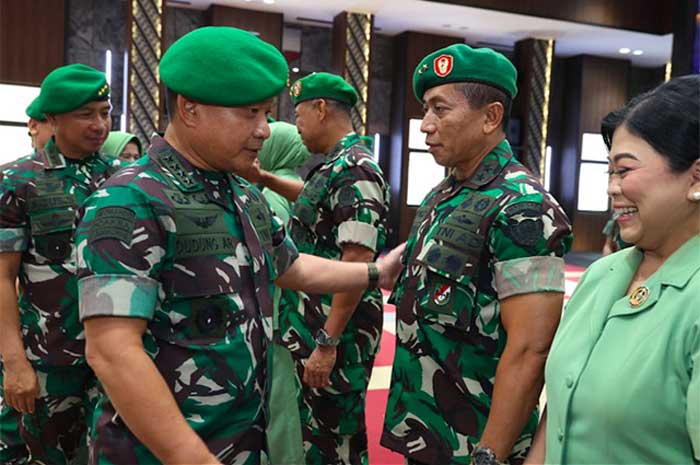 19 Pati TNI AD Naik Pangkat, ini Rinciannya