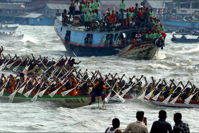 Lomba Perahu Bidar di Sungai Musi Diklaim Jurinya Independen, Ada 8 Juri dari Jasrek Lanal dan PODSI Sumsel