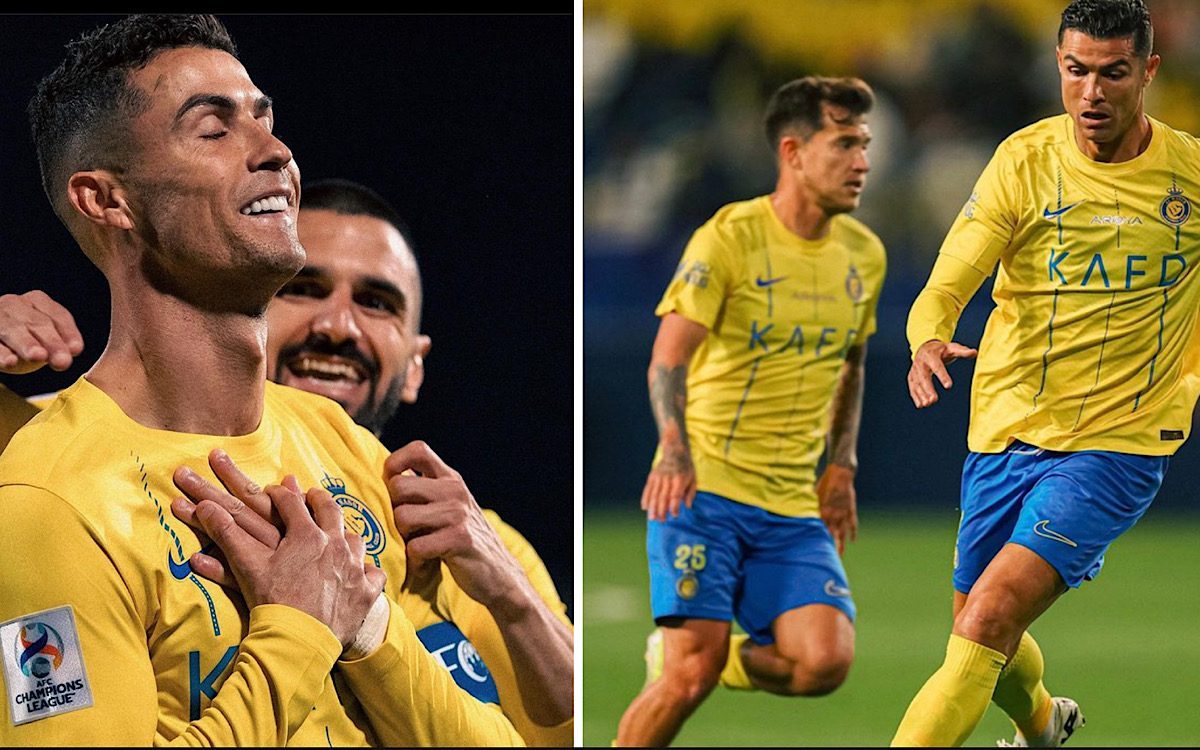 Selebrasi Siuu Pertama Ronaldo di 2024, Sumbang Satu Gol Saat Al Nassr Gilas Al Fateh 2-1