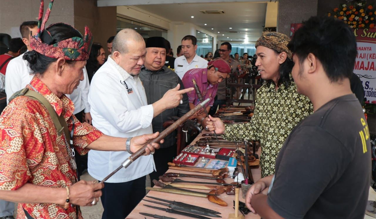 Buka Pameran Tosan Aji, LaNyalla: Keris adalah Jati Diri Bangsa