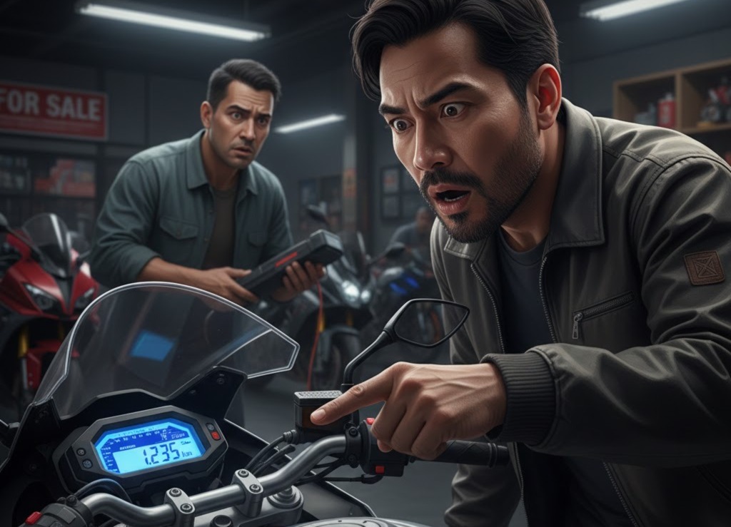 Kilometer Cuma 5.000 tapi Mesin Brisik? Kenali Trik Licik Reset Odometer Motor Bekas 