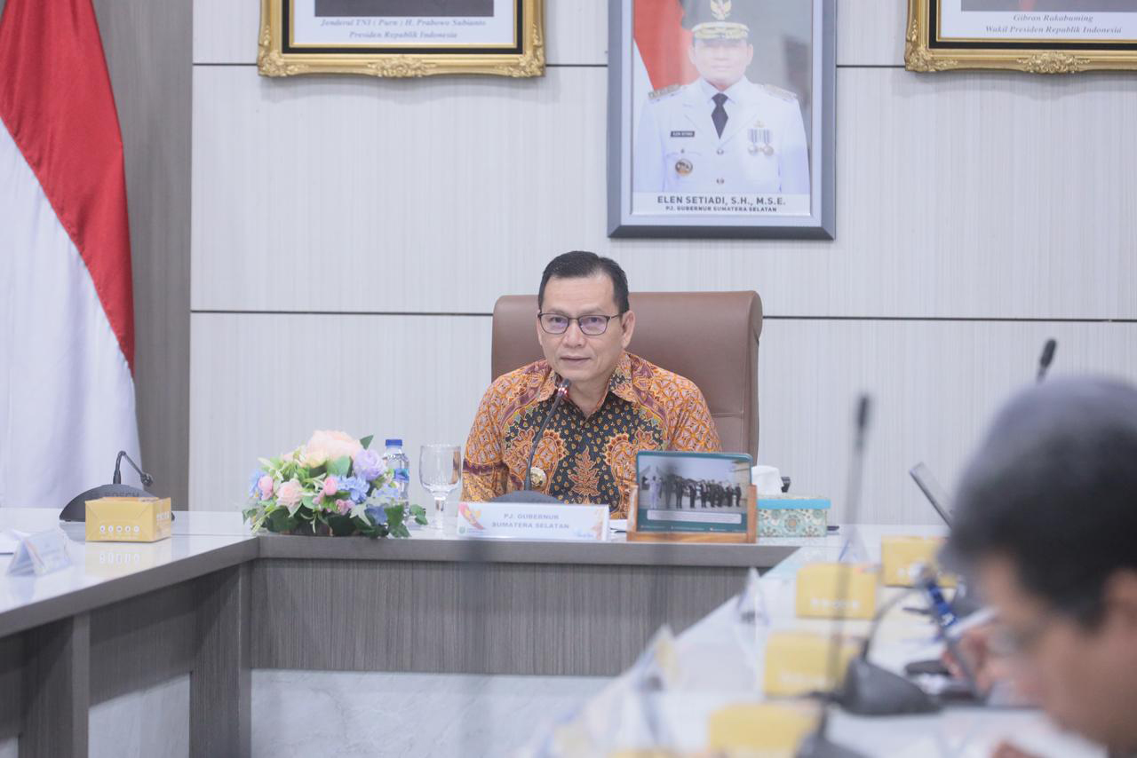 Pj Gubernur Sumsel Elen Setiadi Pastikan Stok Pangan Aman Menjelang Natal dan Tahun Baru 2025