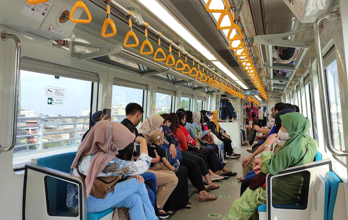 Sambut Libur Nataru 2023/2024, LRT Sumsel Tambah 8 Perjalanan