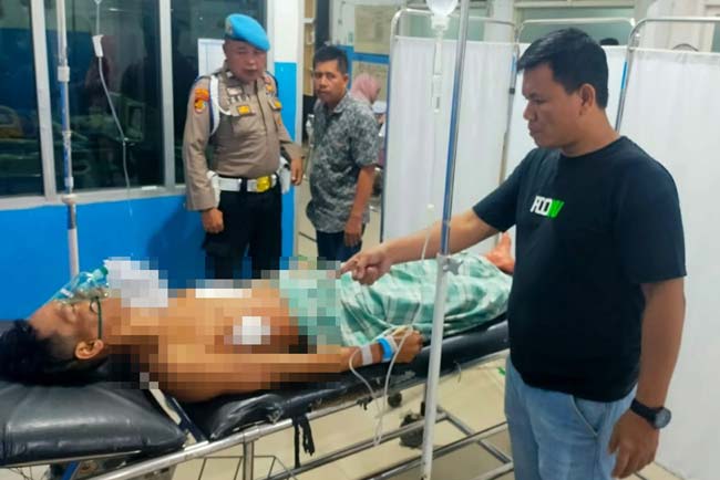Polisi Kejar Pelaku Penusukan 2 Pria di Desa Serigeni Lama Kayuagung