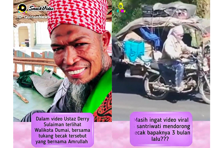 Masyaallah! Pengemudi Bentor Punya 17 Anak Dari 1 Istri, Ternyata Ini Tips Menjaga Kebugaran Tubuh Usia Lansia