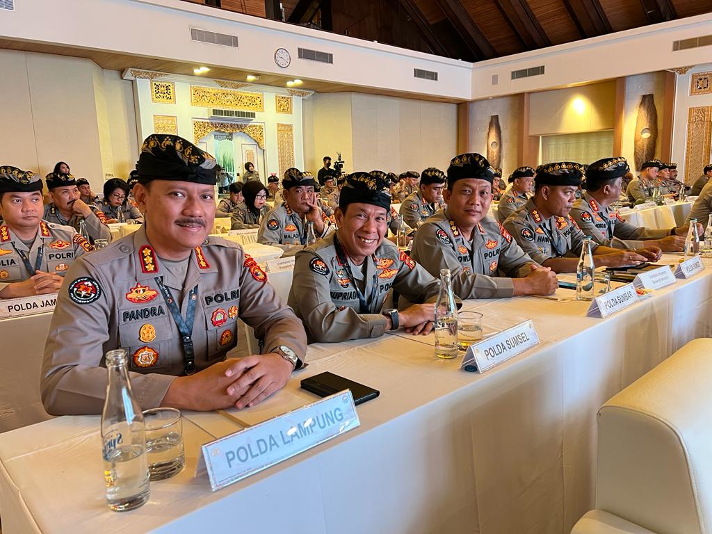  Ikut Hadiri Rakernis Humas di Bali, Polda Sumatera Selatan Siap Amankan Tahapan Pemilu 2024