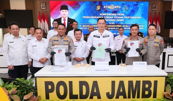 Luar Biasa! Menteri AHY Ungkap 3 Kasus Mafia Tanah di Provinsi Jambi yang Rugikan Negara Rp1,19 Triliun