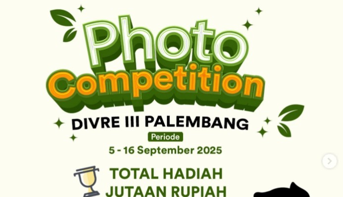 Ikuti Lomba Foto PT KAI Divre III Palembang 2025, Cek Syarat dan Batas Akhir 15 September 