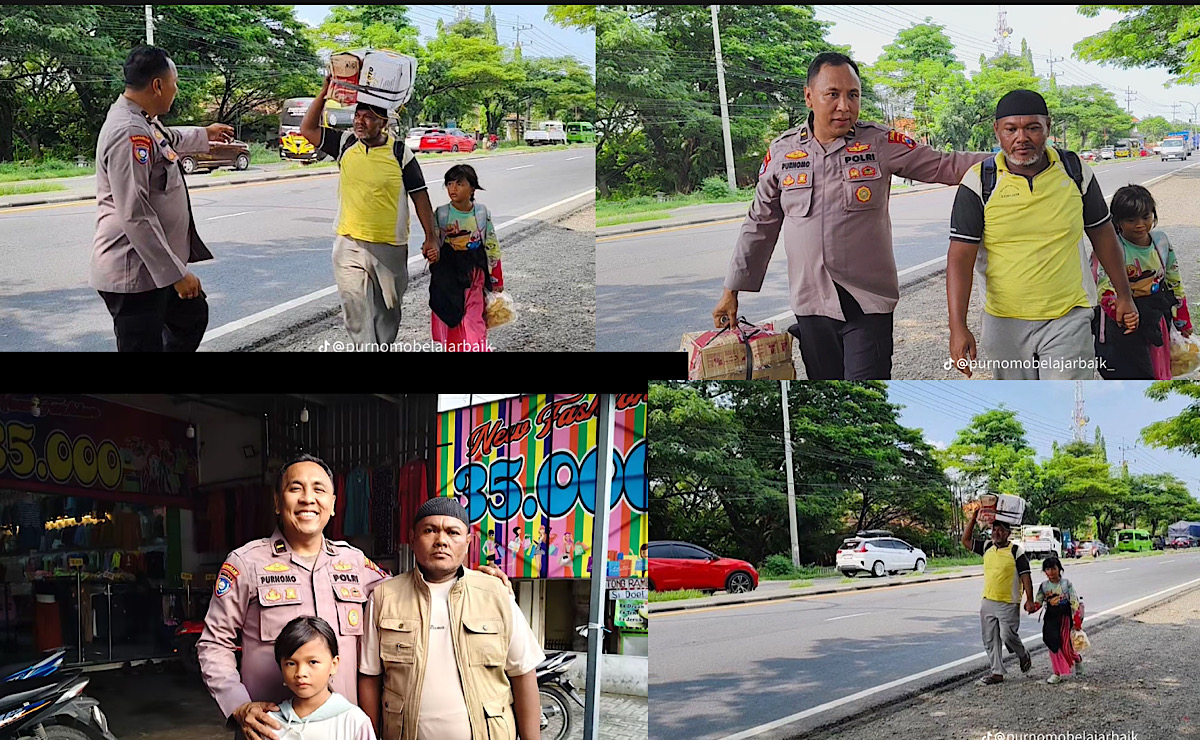 Kecopetan, Warga Banyuasin Telantar Jalan Kaki 3 Hari Bersama Putri Kecilnya di Pati Jawa Tengah