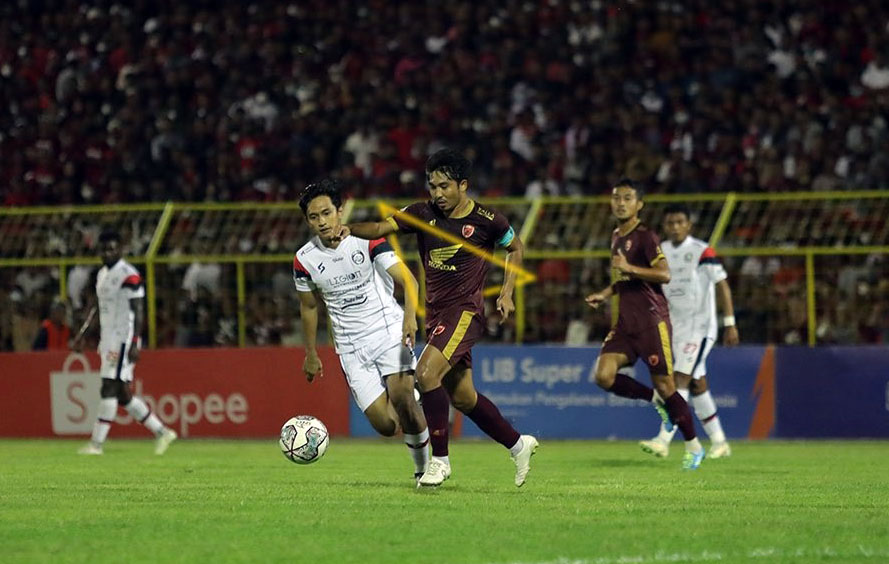 Menang dari Arema FC, PSM Makassar Melesat ke Peringkat Dua Klasemen Sementara