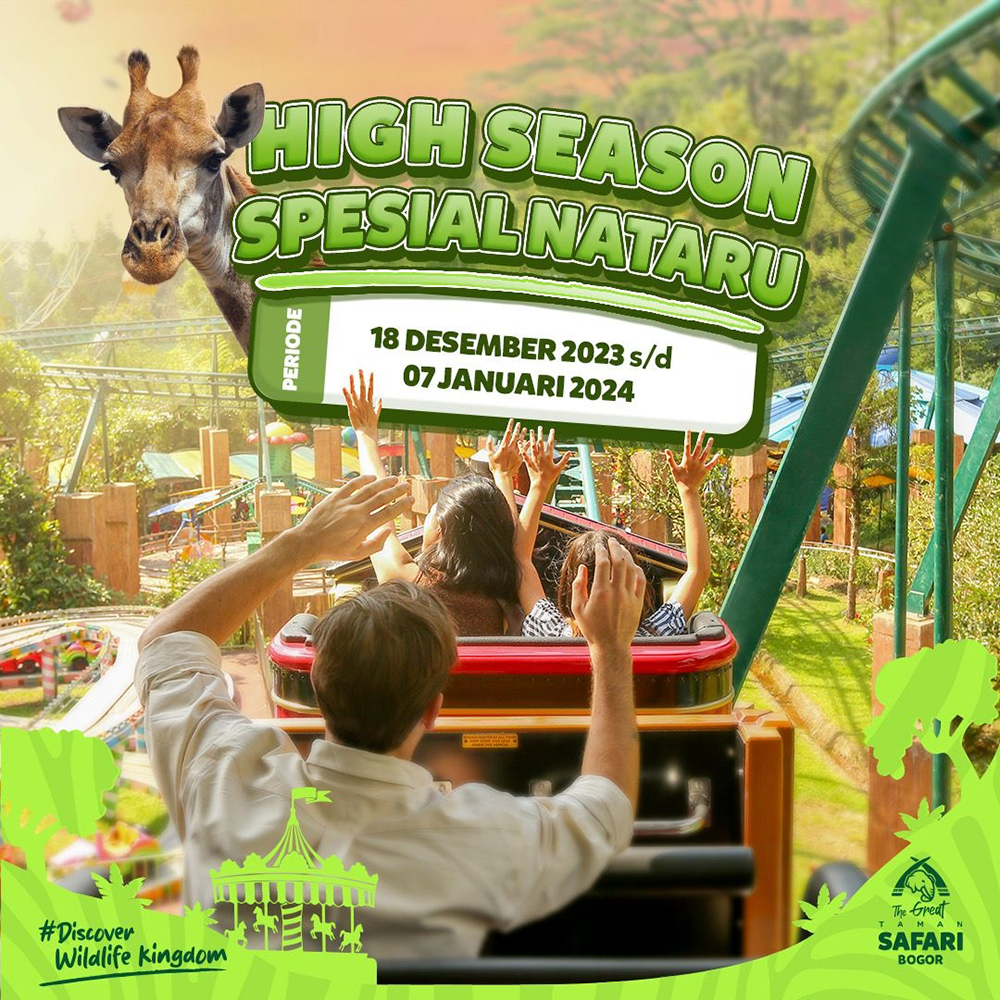 Luminous Journey Spesial Natal dan Tahun Baru 2024, Taman Safari Bogor Buka Promo Tiket Masuk!