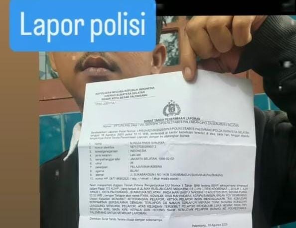 Salaman Pamit Pulang Usai Nongkrong di Kafe, Pria di Palembang Ini Tiba-tiba Langsung Dikeroyok 