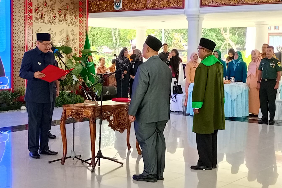 Subroto Resmi Menjabat Direktur Perumdam Lematang Enim