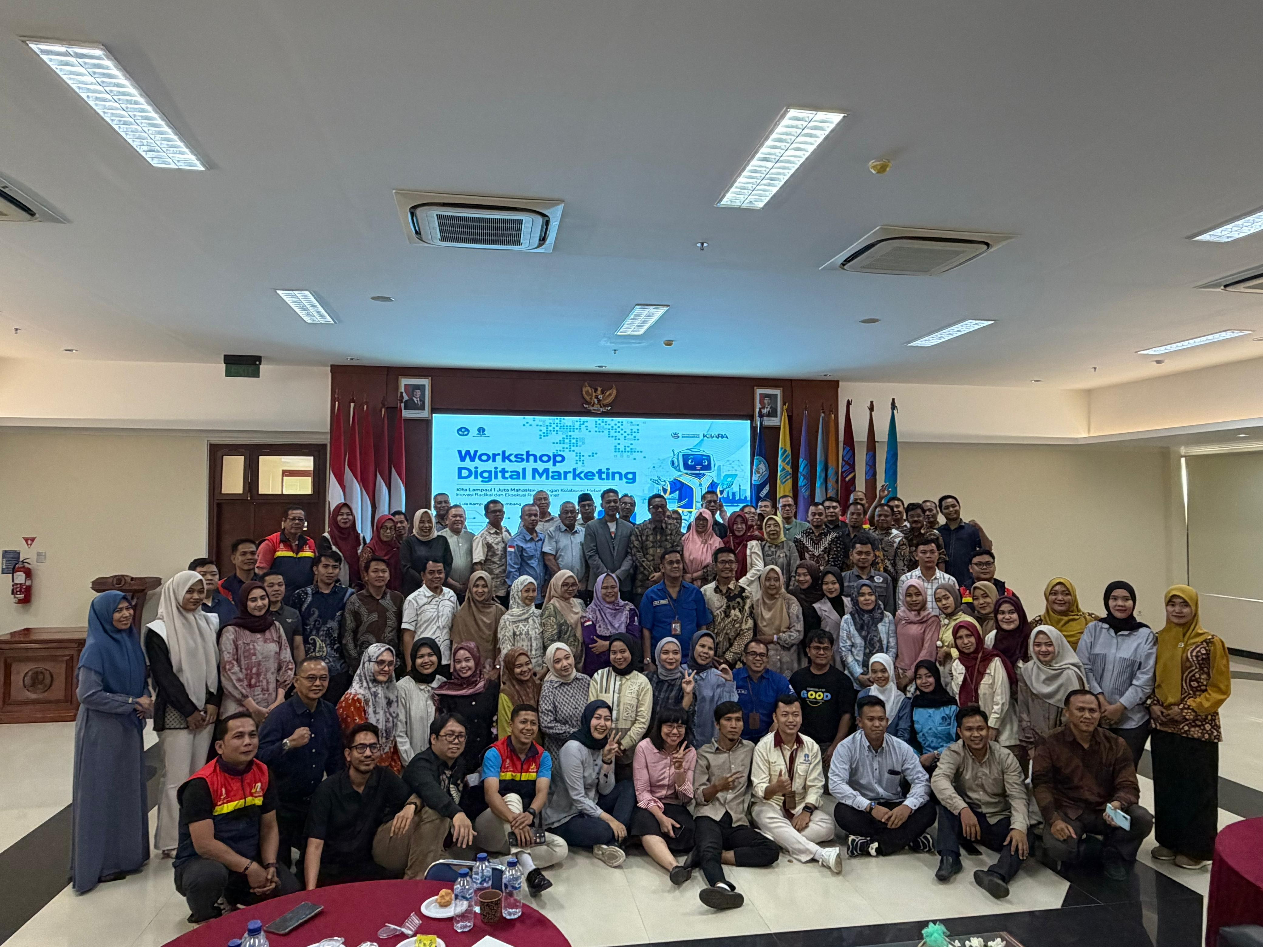 UT Palembang Perkuat Pemasaran Galakkan Workshop Digital Marketing 