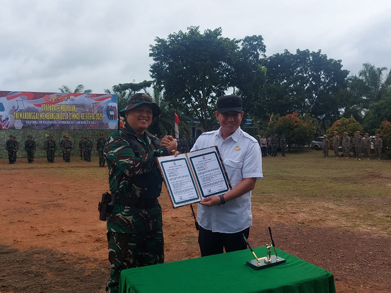 TMMD ke-123 Kodim 0418/Palembang Resmi Dibuka, Membangun Akses Baru untuk Kemajuan Masyarakat Gandus