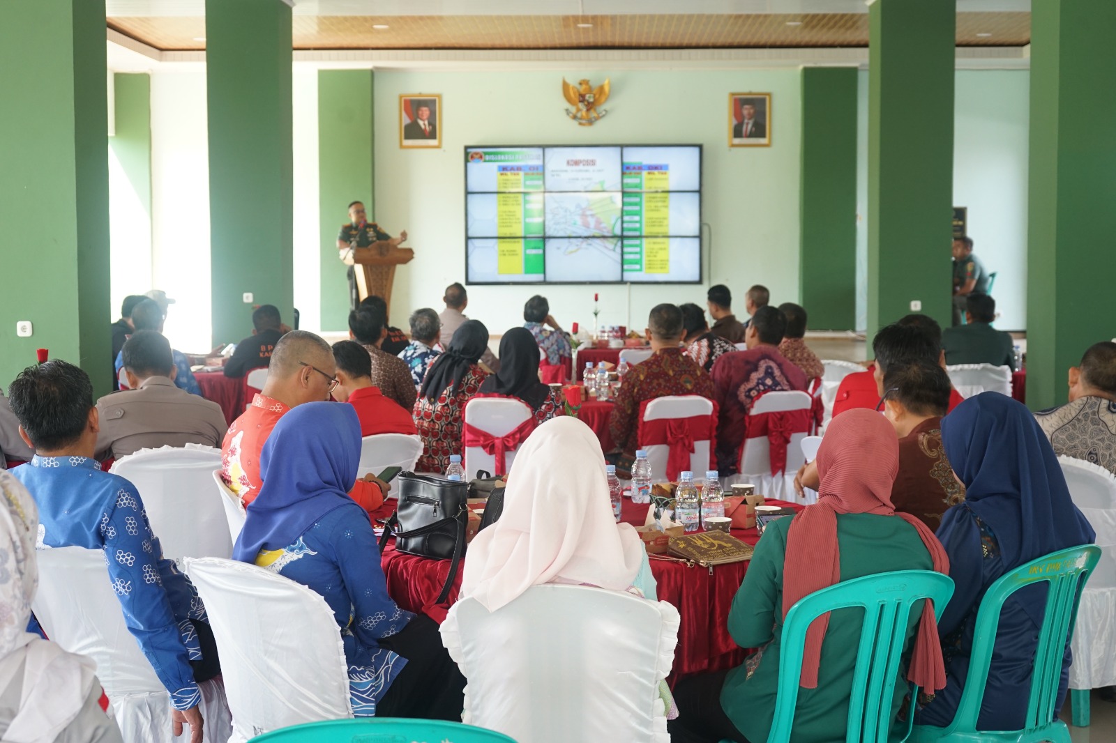 Dukung Asta Cita, Kodim 0402/OKI Komsos Bersama Aparat Pemerintah