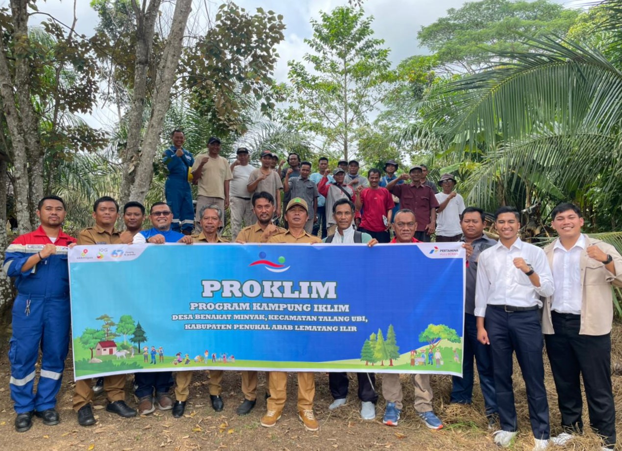 Pertamina EP Pendopo Field Perkuat Program Kampung Iklim di Desa Benakat Minyak