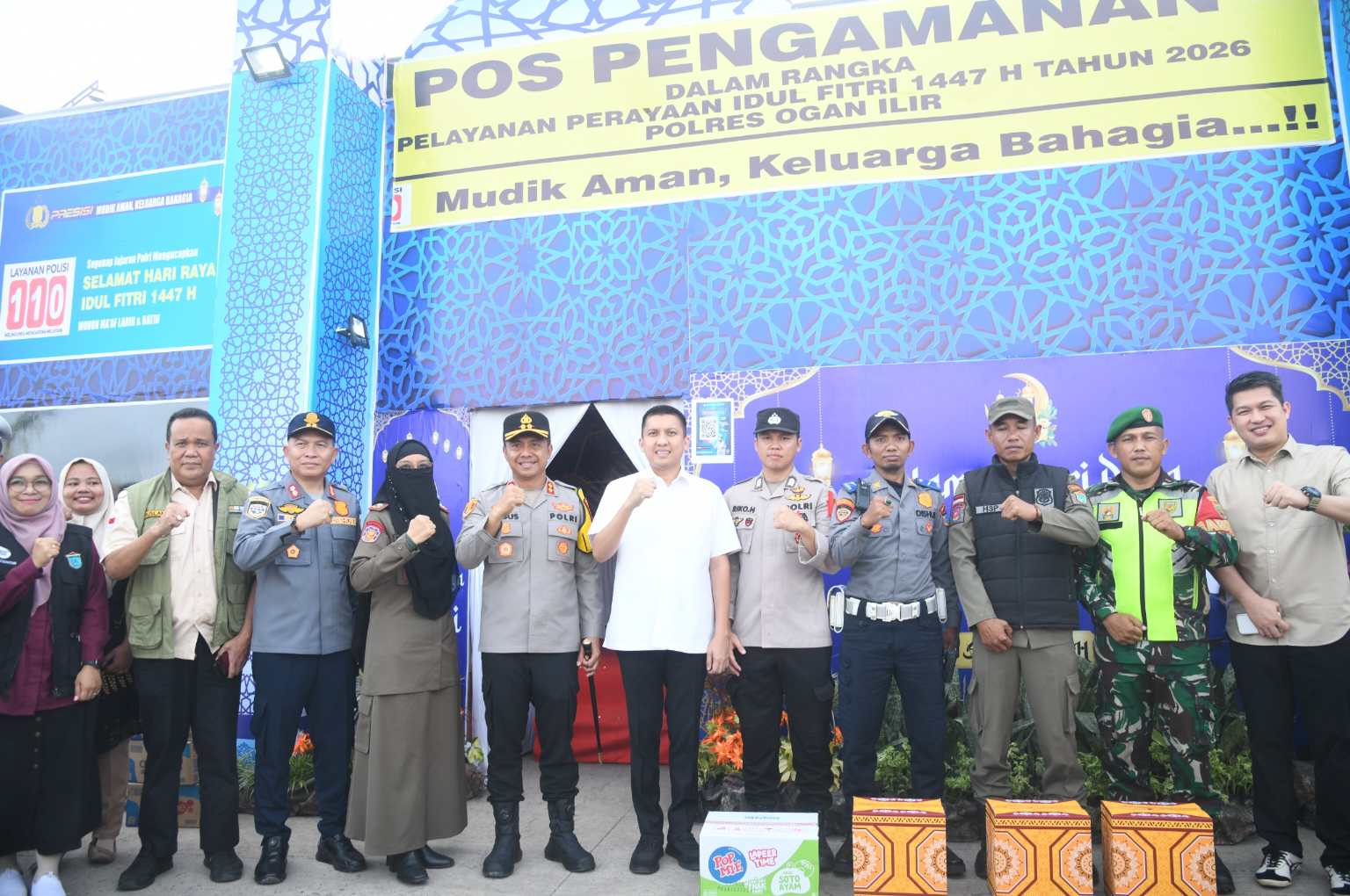Forkopimda Ogan Ilir Tinjau Pos Mudik Lebaran 2026, Bupati Panca Imbau Petugas Berikan Pelayanan Maksimal