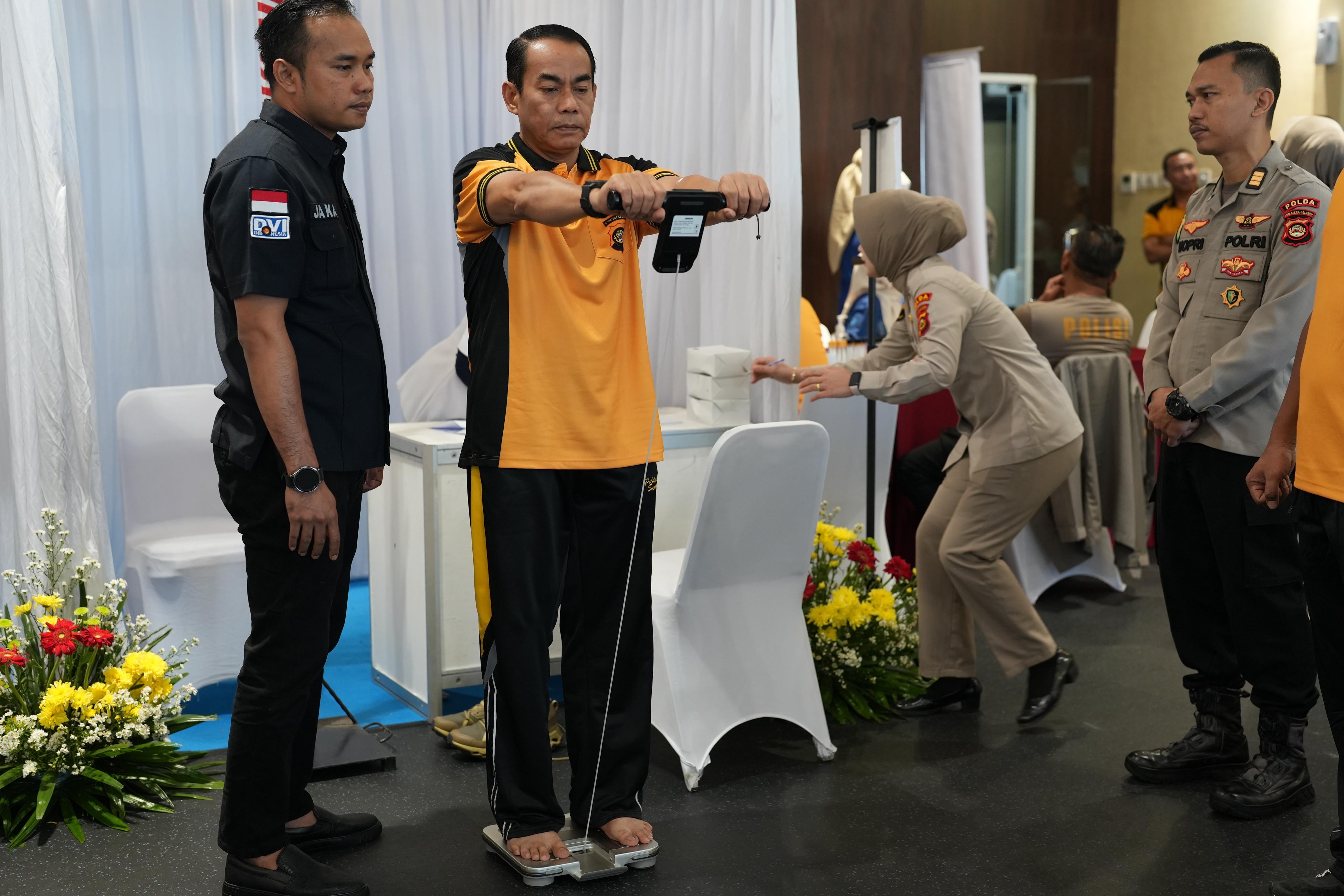 Kapolda Sumsel Ikuti Pemeriksaan Kesehatan Berkala Bersama Pejabat Utama