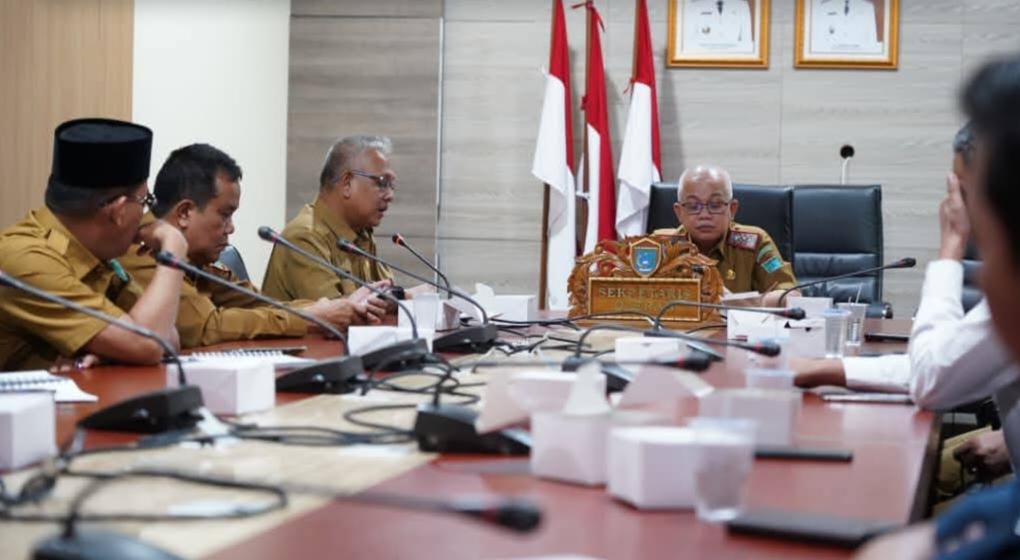 Sekda Ogan Ilir Pimpin Rakor Persiapan Pelantikan Pengurus Takmir Masjid Tingkat Provinsi Sumsel