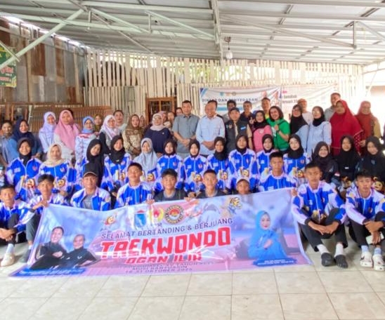 Bertanding Hari Kedua di Porprov XV Sumsel, Taekwondo Ogan Ilir Sumbang 2 Emas, 1 Perak dan 5 Perunggu