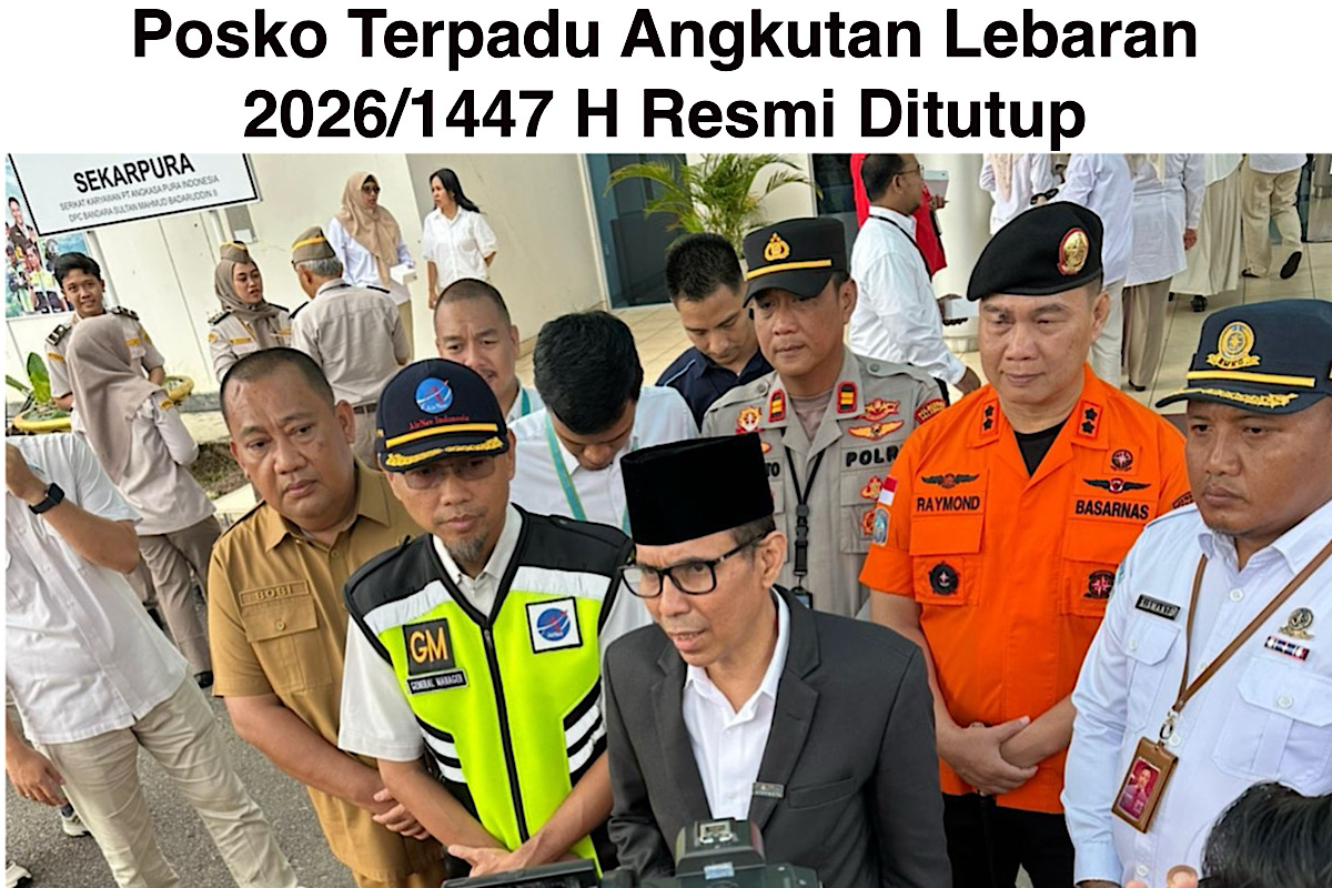 Bandara SMB II Layani 193.628 Penumpang & Catatkan Kenaikan 11,6% Dibanding Periode Yang Sama Tahun 2025