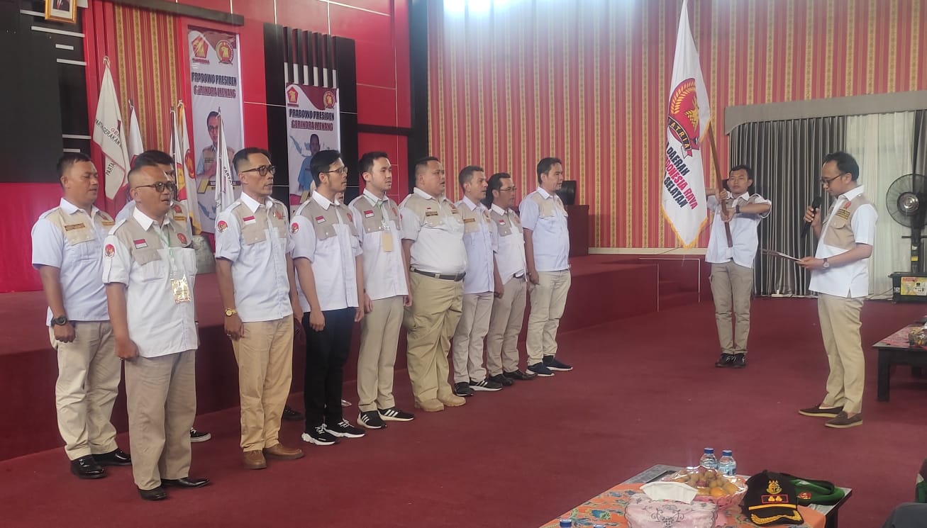 17 DPC SATRIA Sumatera Selatan Dikukuhkan di Banyuasin, Fokus Menangkan Prabowo Presiden 2024