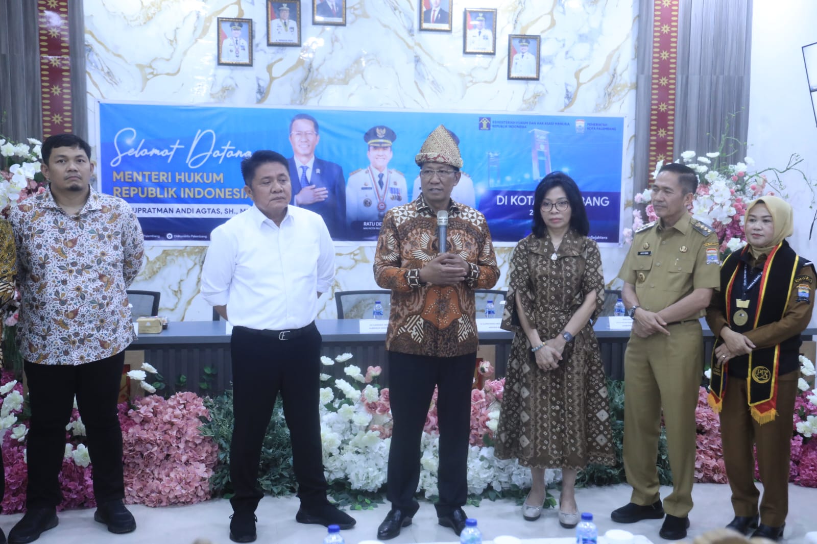 Menteri Supratman Kunjungi Posbankum 5 Ilir, Dorong Akses Keadilan Inklusif di Sumsel