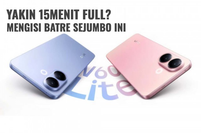 vivo V60 Lite 5G: Baterai Segede Ini, Beneran Ngecas 15 Menit Udah Full?!
