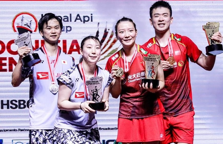 Balas Dendam, Ganda Campuran Indonesia Open 2023 Milik Zheng Si Wei/Huang Ya Qiong 