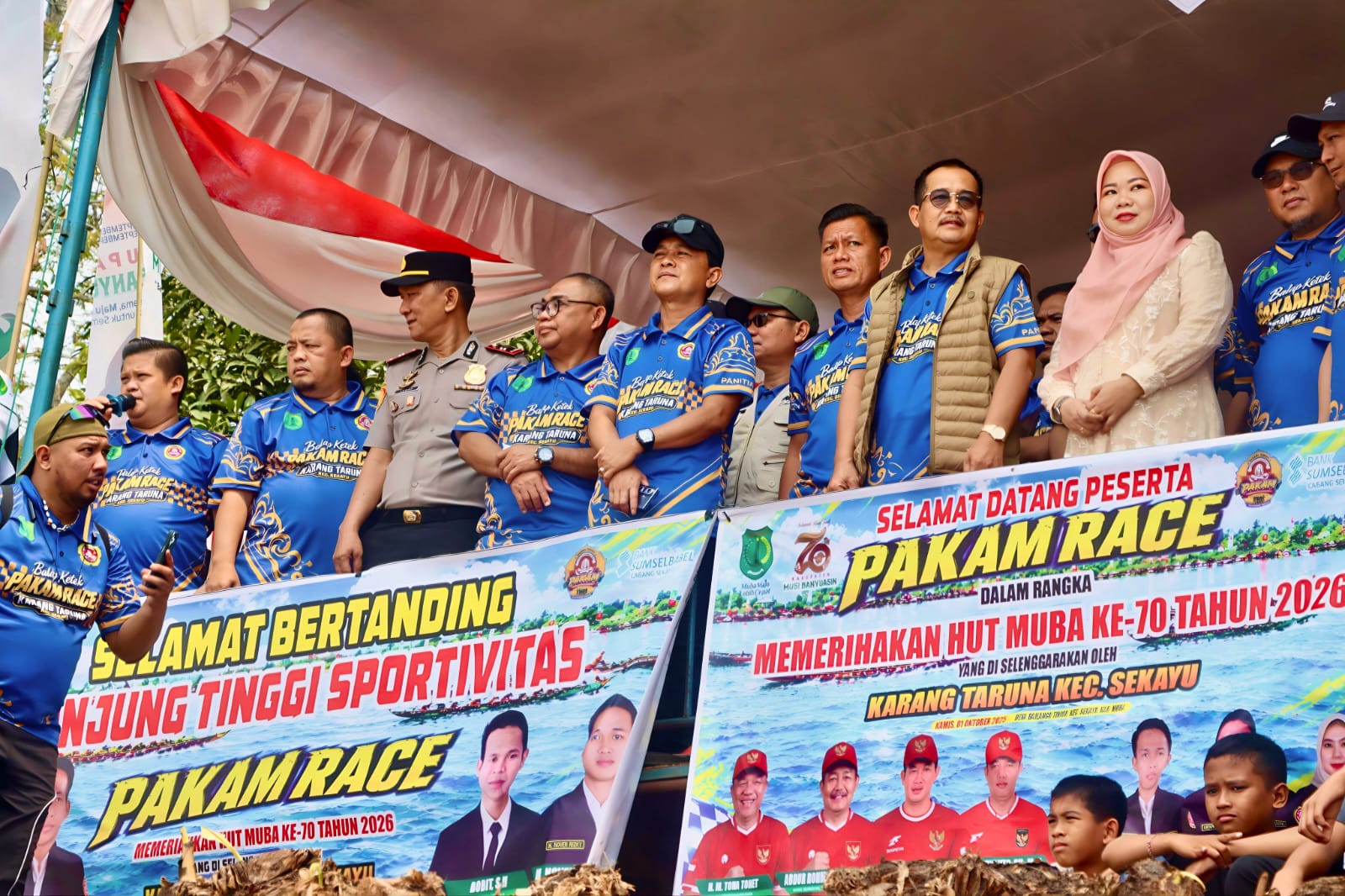 Wabup Muba Lepas Peserta Balap Ketek Pakam Race