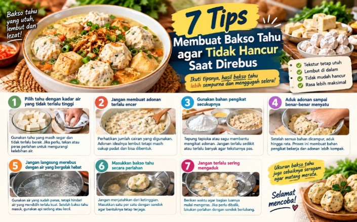 7 Tips Membuat Bakso Tahu agar Tidak Hancur Saat Direbus, Nomor 4 Sering Diabaikan