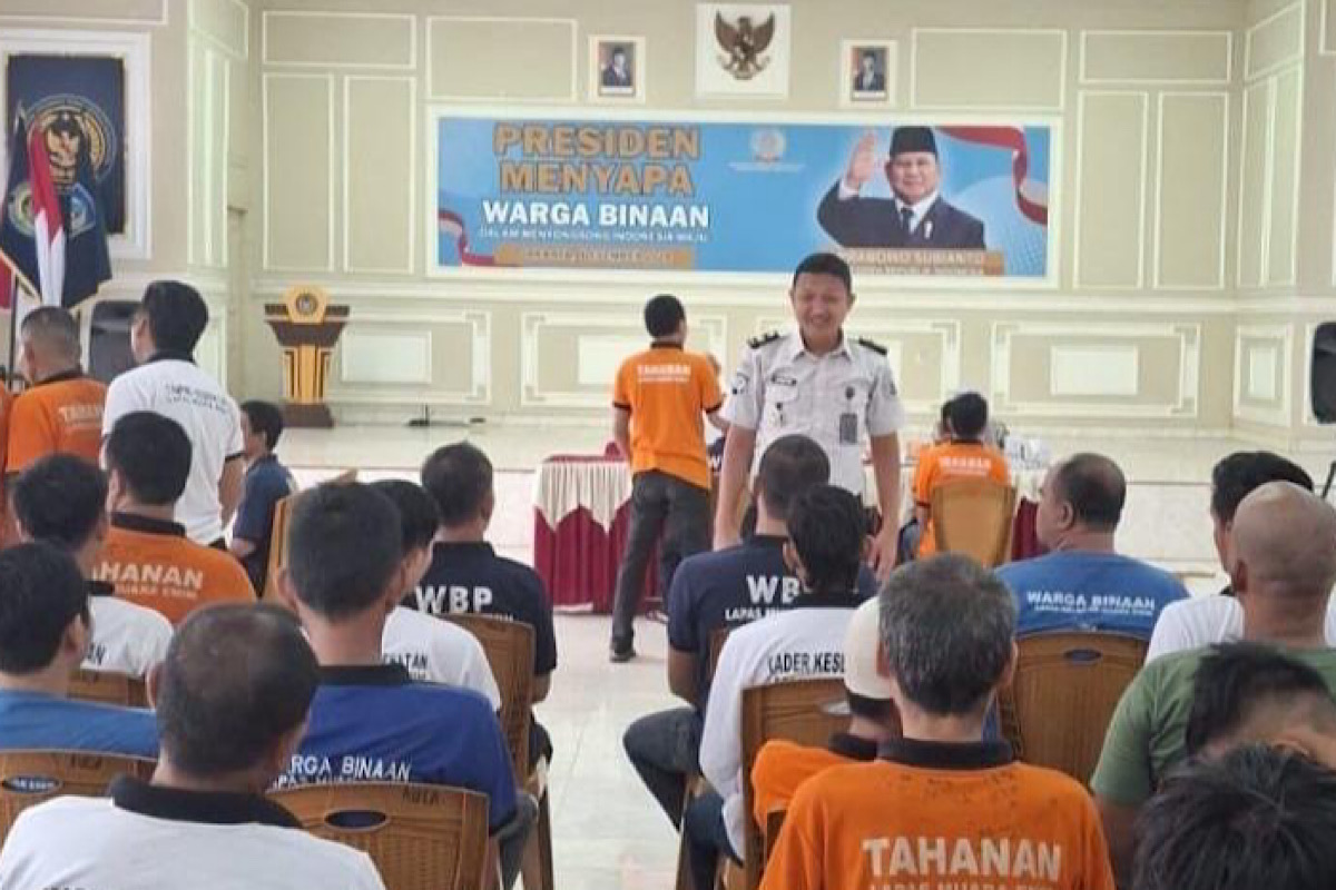 80 Warga Binaan Lapas Muara Enim Ikuti Pengobatan Gratis 