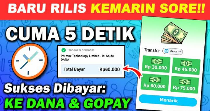 Download Aplikasi Ini, 5 Detik Saldo DANA Gratis Rp75.000 Masuk Rekening, Ambil Sekarang Juga!