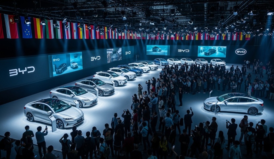 Mobil Listrik BYD Banjiri Pasar Dunia, Tembus 550 Ribu Unit di 7 Bulan Pertama 2025