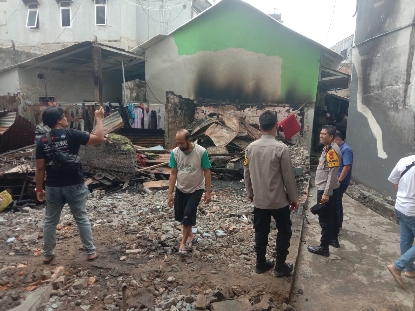 Sempat Terdengar Teriakan Sebelum Api Membesar, Satu Rumah di Palembang Hangus Terbakar, Diduga Karena Hal Ini