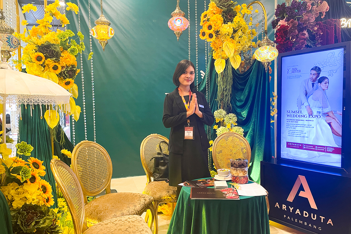 ARYADUTA Palembang Meriahkan Sumsel Wedding Expo 2025, Tawarkan Cashback hingga Rp20 Juta