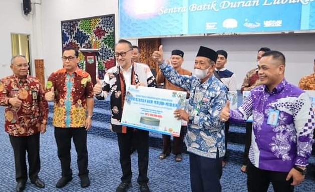 BSB Lubuklinggau Kucurkan KUR Masjid, Dukung Program Marase