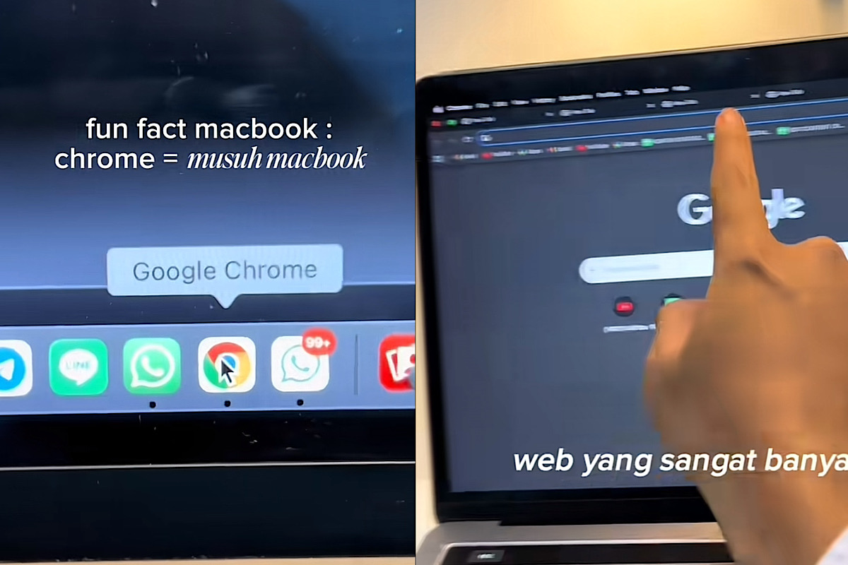 Fun Fact Terbaru: Chrome Musuh dari MacBook, Padahal di Macbook Apple Sudah Ada Safari 