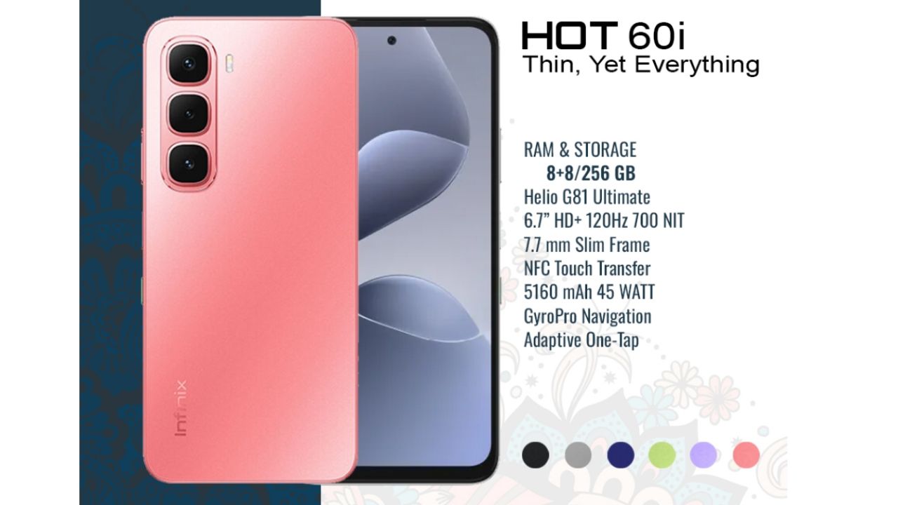 Infinix Hot 60i : HP AI Rp 1 Jutaan dengan Desain Body Melengkung yang Minimalis tapi Mewah!