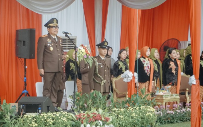 Kajati Sumsel Pimpin Upacara Harlah Kejaksaan RI ke-80, Ajak Jajaran Junjung Tinggi Integritas
